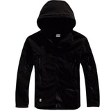 Veste tactique militaire à capuche pour hommes, polaire thermique d'hiver, manteau à capuche pour Sports de plein air, randonnée - EcoJoy