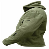 Veste tactique militaire à capuche pour hommes, polaire thermique d'hiver, manteau à capuche pour Sports de plein air, randonnée - EcoJoy