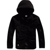 Veste tactique militaire à capuche pour hommes, polaire thermique d'hiver, manteau à capuche pour Sports de plein air, randonnée - EcoJoy