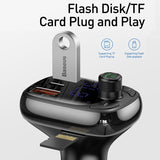 Kit main libre  voiture Transmetteur FM   Bluetooth 5.0   MP3 Player - EcoJoy