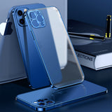 coque protection iPhone 11 12 13 Pro Max Mini XR X XS 7 8 Plus SE 2  face arrière transparente - EcoJoy