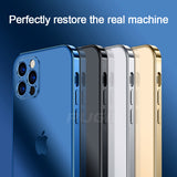 coque protection iPhone 11 12 13 Pro Max Mini XR X XS 7 8 Plus SE 2  face arrière transparente - EcoJoy