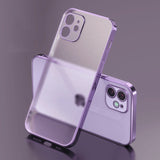 coque protection iPhone 11 12 13 Pro Max Mini XR X XS 7 8 Plus SE 2  face arrière transparente - EcoJoy