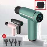 pistolet de Massage à Percussion Portable avec écran LCD, masseur pour le corps, le cou, les tissus profonds, Relaxation musculaire, soulagement de la douleur - EcoJoy