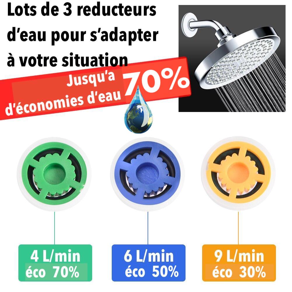 Limiteur De Débit Pour Tout Joint De Tuyau De Douche Limite D'écoulement 9 Litres / Min D Deau 34727143