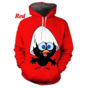 New Fashion Cartoon Calimero 3D Printed Hoodie Men's And Women's Casual Sweatshirt Cute Pullovers Hooded Sweatshirt Streetwear