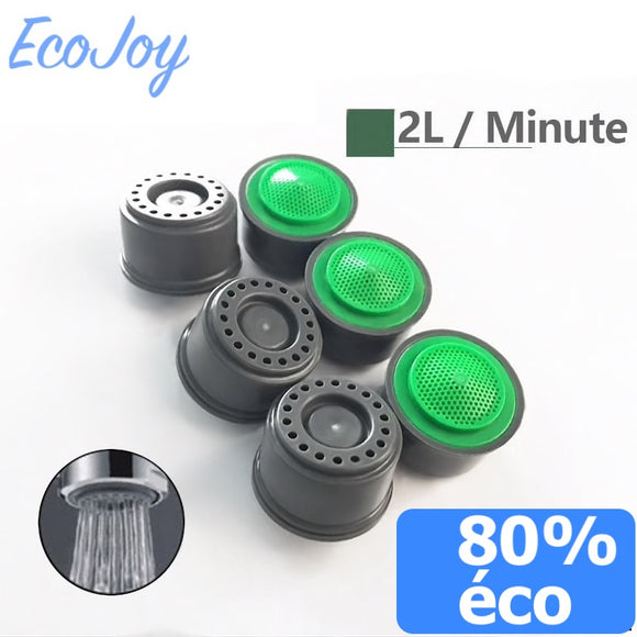 5x  water saver, aerator, bubbler, 20 to 80% less water ,  tap faucet,  shower , kitchen, bathroom - EcoJoy