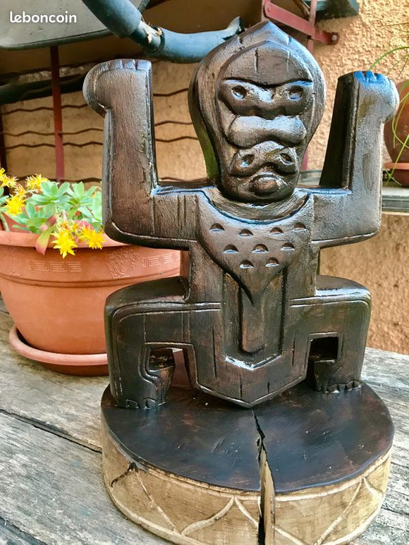 Statue bois Totem immunité Koh Lanta - EcoJoy