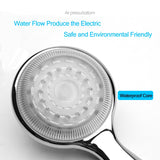 LED Shower Head 3 Colors Handheld  Temperature Control Watering water saver high pressure - EcoJoy