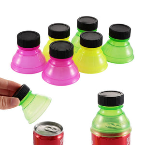 Reusable Plastic Beer Water Dispenser Lid Protector Caps Cover Bottle Top Soda Saver Can Cap - EcoJoy