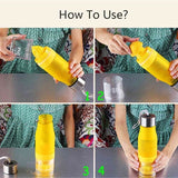 650ML Lightweight Lemon Bottle Outdoor Sport Travel Infuser Juice Fruit Pulp Water Bottles for Healthy Drinking - EcoJoy