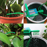 Arroseur programateur automatique plantes système de Kits d'arrosage d'irrigation goutte à goutte à la maison Micro avec le contrôleur intelligent pour le jardin, bonsaï utilisation d'intérieur - EcoJoy