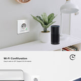 Smart Wall Socket，  Smart APP Voice Remote Control EU 16A Wifi Power Plug Works With Google Home Alexa IFTTT - EcoJoy