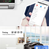 Smart Wall Socket，  Smart APP Voice Remote Control EU 16A Wifi Power Plug Works With Google Home Alexa IFTTT - EcoJoy