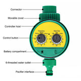 Automatic Irrigation Watering Timer Hose Faucet Timer Outdoor Waterproof Automatic On Off LCD Display Smart Controller - EcoJoy