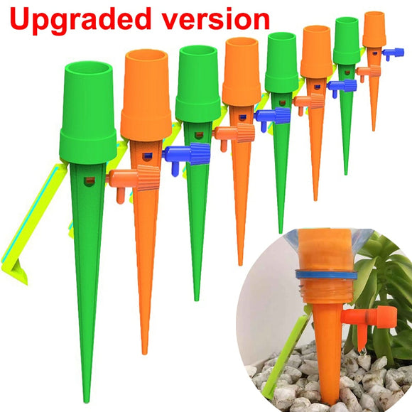 Auto Drip Irrigation Watering System Automatic Watering Spike for Plants Flower Indoor Household Waterer Bottle Drip 6/12/18PCS - EcoJoy