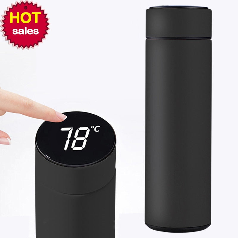 Yeti thermos thermos for hot food thermos therm 450ML Smart Thermos Water  Bottle Led Digital Temperature Display Stainless Steel Coffee Thermal Mugs  Intelligent Insulation Cups : : Sporting Goods