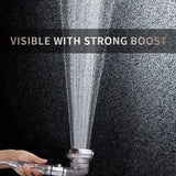 3 Modes Replaceable Panel Water Saving SPA Shower Head Set Filter Spray Nozzle High Pressure Showerheads Bathroom - EcoJoy