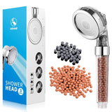 3 Modes Replaceable Panel Water Saving SPA Shower Head Set Filter Spray Nozzle High Pressure Showerheads Bathroom - EcoJoy