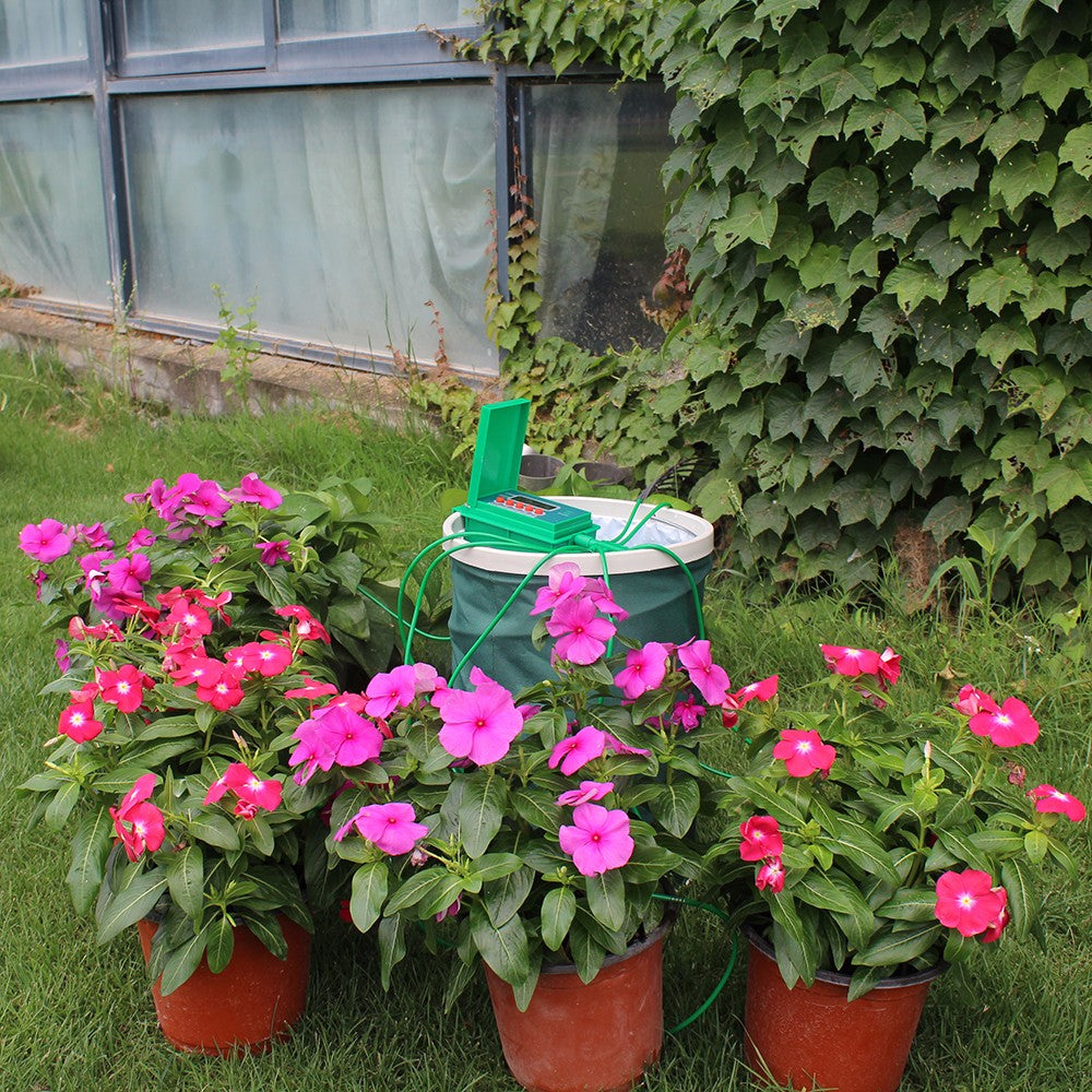 Dispositif d'arrosage intelligent, ABS 50L programmant le système  d'irrigation goutte à goutte automatique, convient pour jardins, terrasses,  pelouses