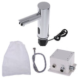 Bathroom Automatic Infrared Sensor Sink Faucet Touchless Basin Water Tap Deck Mounted - EcoJoy