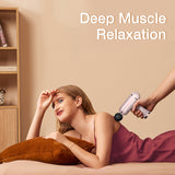 pistolet de Massage à Percussion Portable avec écran LCD, masseur pour le corps, le cou, les tissus profonds, Relaxation musculaire, soulagement de la douleur - EcoJoy