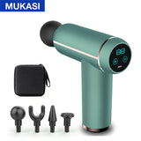 pistolet de Massage à Percussion Portable avec écran LCD, masseur pour le corps, le cou, les tissus profonds, Relaxation musculaire, soulagement de la douleur - EcoJoy